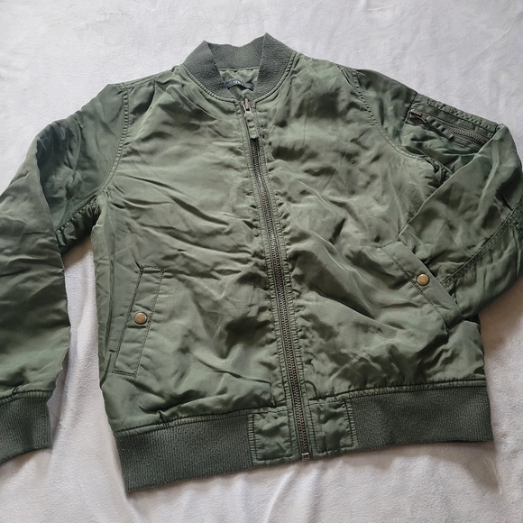 SIWY Army Green Bomber Jacket - Picture 5 of 16